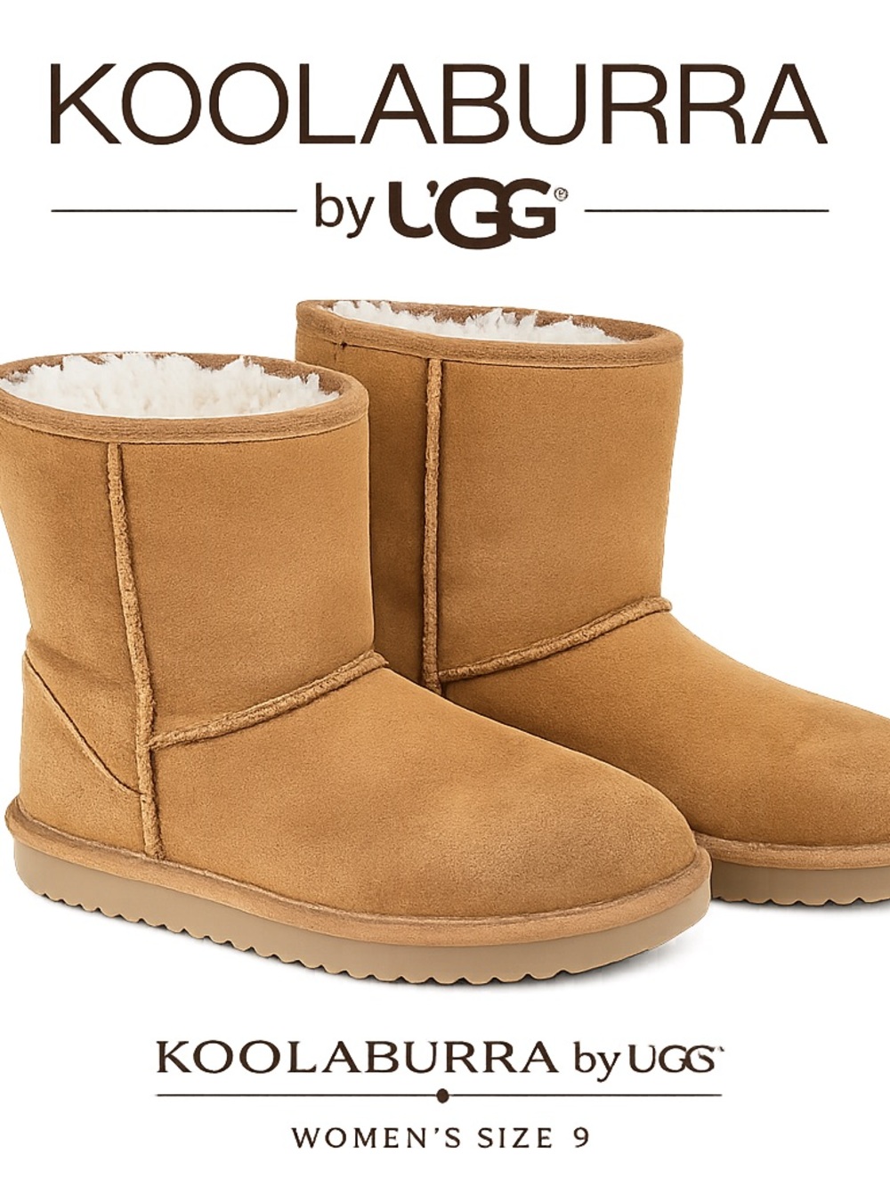 Koolaburra Chestnut Suede Shearling Ankle Boots